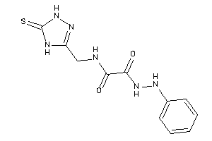 2-keto-2-(N'-phenylhydrazino)-N-[(5-thioxo-1,4-dihydro-1,2,4-triazol-3-yl)methyl]acetamide