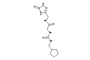 2-(cyclopentylmethylcarbamoylamino)-N-[(5-thioxo-1,4-dihydro-1,2,4-triazol-3-yl)methyl]acetamide