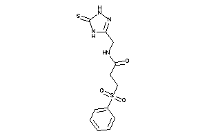 3-besyl-N-[(5-thioxo-1,4-dihydro-1,2,4-triazol-3-yl)methyl]propionamide