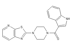 1H-indol-3-yl-(4-thiazolo[5,4-b]pyridin-2-ylpiperazino)methanone