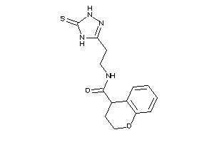 N-[2-(5-thioxo-1,4-dihydro-1,2,4-triazol-3-yl)ethyl]chroman-4-carboxamide