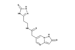 2-(2-keto-1H-pyrazolo[1,5-a]pyrimidin-6-yl)-N-[2-(5-thioxo-1,4-dihydro-1,2,4-triazol-3-yl)ethyl]acetamide