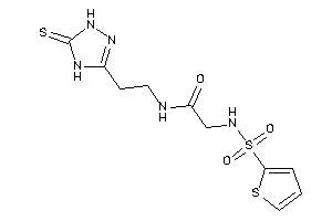 Image of 2-(2-thienylsulfonylamino)-N-[2-(5-thioxo-1,4-dihydro-1,2,4-triazol-3-yl)ethyl]acetamide