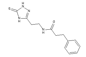 3-phenyl-N-[2-(5-thioxo-1,4-dihydro-1,2,4-triazol-3-yl)ethyl]propionamide