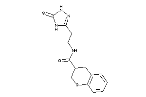 N-[2-(5-thioxo-1,4-dihydro-1,2,4-triazol-3-yl)ethyl]chroman-3-carboxamide