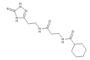 N-[3-keto-3-[2-(5-thioxo-1,4-dihydro-1,2,4-triazol-3-yl)ethylamino]propyl]cyclohexanecarboxamide