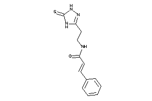 3-phenyl-N-[2-(5-thioxo-1,4-dihydro-1,2,4-triazol-3-yl)ethyl]acrylamide