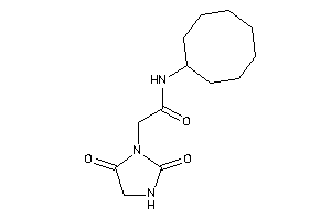 N-cyclooctyl-2-(2,5-diketoimidazolidin-1-yl)acetamide