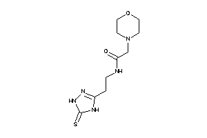 2-morpholino-N-[2-(5-thioxo-1,4-dihydro-1,2,4-triazol-3-yl)ethyl]acetamide