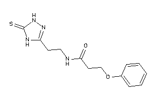 3-phenoxy-N-[2-(5-thioxo-1,4-dihydro-1,2,4-triazol-3-yl)ethyl]propionamide