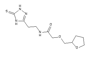 2-(tetrahydrofurfuryloxy)-N-[2-(5-thioxo-1,4-dihydro-1,2,4-triazol-3-yl)ethyl]acetamide