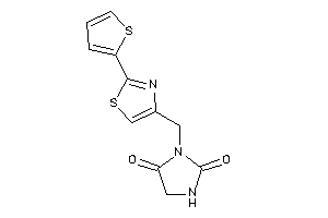 3-[[2-(2-thienyl)thiazol-4-yl]methyl]hydantoin