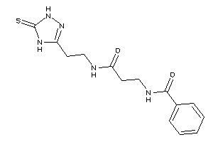 N-[3-keto-3-[2-(5-thioxo-1,4-dihydro-1,2,4-triazol-3-yl)ethylamino]propyl]benzamide