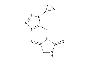 3-[(1-cyclopropyltetrazol-5-yl)methyl]hydantoin