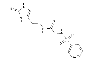 2-(benzenesulfonamido)-N-[2-(5-thioxo-1,4-dihydro-1,2,4-triazol-3-yl)ethyl]acetamide