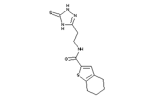 N-[2-(5-thioxo-1,4-dihydro-1,2,4-triazol-3-yl)ethyl]-4,5,6,7-tetrahydrobenzothiophene-2-carboxamide