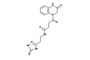 4-keto-4-(3-keto-2,4-dihydroquinoxalin-1-yl)-N-[2-(5-thioxo-1,4-dihydro-1,2,4-triazol-3-yl)ethyl]butyramide