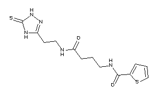 N-[4-keto-4-[2-(5-thioxo-1,4-dihydro-1,2,4-triazol-3-yl)ethylamino]butyl]thiophene-2-carboxamide