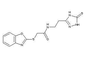 2-(1,3-benzoxazol-2-ylthio)-N-[2-(5-thioxo-1,4-dihydro-1,2,4-triazol-3-yl)ethyl]acetamide