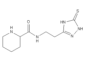 N-[2-(5-thioxo-1,4-dihydro-1,2,4-triazol-3-yl)ethyl]pipecolinamide