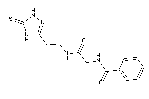 N-[2-keto-2-[2-(5-thioxo-1,4-dihydro-1,2,4-triazol-3-yl)ethylamino]ethyl]benzamide