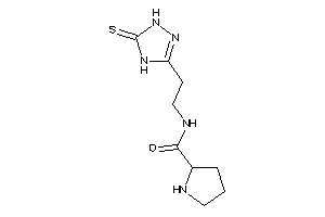 N-[2-(5-thioxo-1,4-dihydro-1,2,4-triazol-3-yl)ethyl]pyrrolidine-2-carboxamide