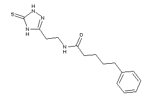 5-phenyl-N-[2-(5-thioxo-1,4-dihydro-1,2,4-triazol-3-yl)ethyl]valeramide