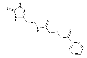 2-(phenacylthio)-N-[2-(5-thioxo-1,4-dihydro-1,2,4-triazol-3-yl)ethyl]acetamide