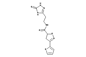 3-(2-thienyl)-N-[2-(5-thioxo-1,4-dihydro-1,2,4-triazol-3-yl)ethyl]-2-isoxazoline-5-carboxamide