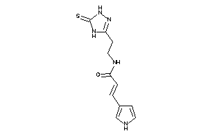 3-(1H-pyrrol-3-yl)-N-[2-(5-thioxo-1,4-dihydro-1,2,4-triazol-3-yl)ethyl]acrylamide