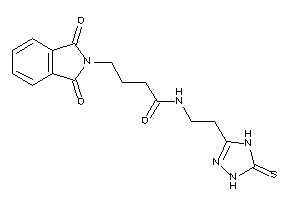 4-phthalimido-N-[2-(5-thioxo-1,4-dihydro-1,2,4-triazol-3-yl)ethyl]butyramide