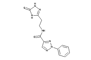 2-phenyl-N-[2-(5-thioxo-1,4-dihydro-1,2,4-triazol-3-yl)ethyl]triazole-4-carboxamide