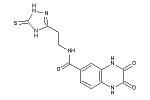 2,3-diketo-N-[2-(5-thioxo-1,4-dihydro-1,2,4-triazol-3-yl)ethyl]-1,4-dihydroquinoxaline-6-carboxamide