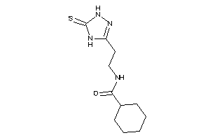 N-[2-(5-thioxo-1,4-dihydro-1,2,4-triazol-3-yl)ethyl]cyclohexanecarboxamide