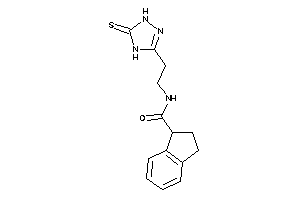 N-[2-(5-thioxo-1,4-dihydro-1,2,4-triazol-3-yl)ethyl]indane-1-carboxamide