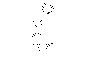 3-[2-keto-2-(3-phenyl-2-pyrazolin-1-yl)ethyl]hydantoin