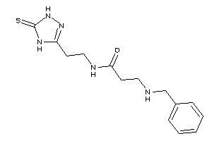 3-(benzylamino)-N-[2-(5-thioxo-1,4-dihydro-1,2,4-triazol-3-yl)ethyl]propionamide