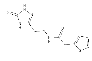 2-(2-thienyl)-N-[2-(5-thioxo-1,4-dihydro-1,2,4-triazol-3-yl)ethyl]acetamide