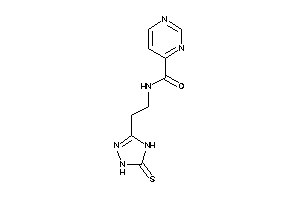 N-[2-(5-thioxo-1,4-dihydro-1,2,4-triazol-3-yl)ethyl]pyrimidine-4-carboxamide