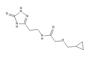 2-(cyclopropylmethoxy)-N-[2-(5-thioxo-1,4-dihydro-1,2,4-triazol-3-yl)ethyl]acetamide