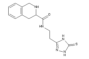 N-[2-(5-thioxo-1,4-dihydro-1,2,4-triazol-3-yl)ethyl]-1,2,3,4-tetrahydroisoquinoline-3-carboxamide