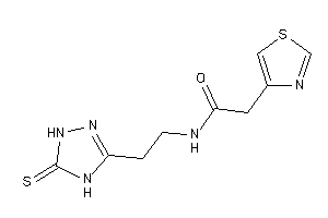 2-thiazol-4-yl-N-[2-(5-thioxo-1,4-dihydro-1,2,4-triazol-3-yl)ethyl]acetamide