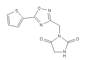 3-[[5-(2-thienyl)-1,2,4-oxadiazol-3-yl]methyl]hydantoin