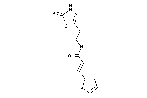 3-(2-thienyl)-N-[2-(5-thioxo-1,4-dihydro-1,2,4-triazol-3-yl)ethyl]acrylamide