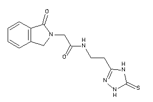 2-(1-ketoisoindolin-2-yl)-N-[2-(5-thioxo-1,4-dihydro-1,2,4-triazol-3-yl)ethyl]acetamide