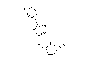 3-[[2-(1H-pyrazol-4-yl)thiazol-4-yl]methyl]hydantoin