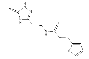 3-(2-thienyl)-N-[2-(5-thioxo-1,4-dihydro-1,2,4-triazol-3-yl)ethyl]propionamide