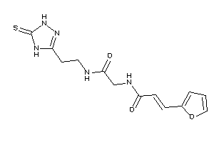 3-(2-furyl)-N-[2-keto-2-[2-(5-thioxo-1,4-dihydro-1,2,4-triazol-3-yl)ethylamino]ethyl]acrylamide