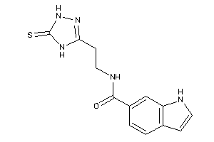 N-[2-(5-thioxo-1,4-dihydro-1,2,4-triazol-3-yl)ethyl]-1H-indole-6-carboxamide