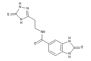 2-keto-N-[2-(5-thioxo-1,4-dihydro-1,2,4-triazol-3-yl)ethyl]-1,3-dihydrobenzimidazole-5-carboxamide